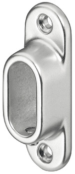 Reggitubo, alluminio, per tubo per armadio OVA 30 x 14 mm